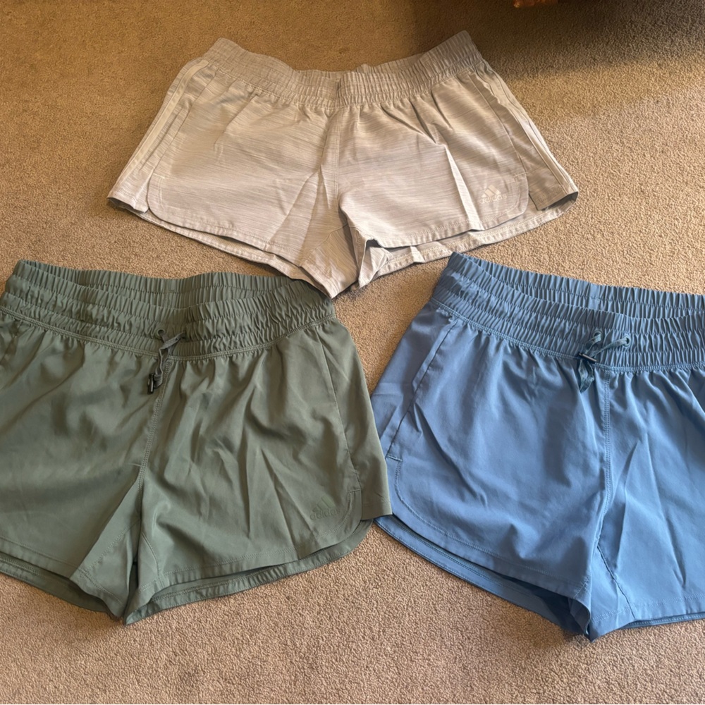 3 pairs of Adidas shorts